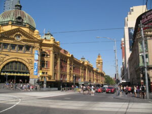 Flinders St Railway Station (loved the Victorian architecture)