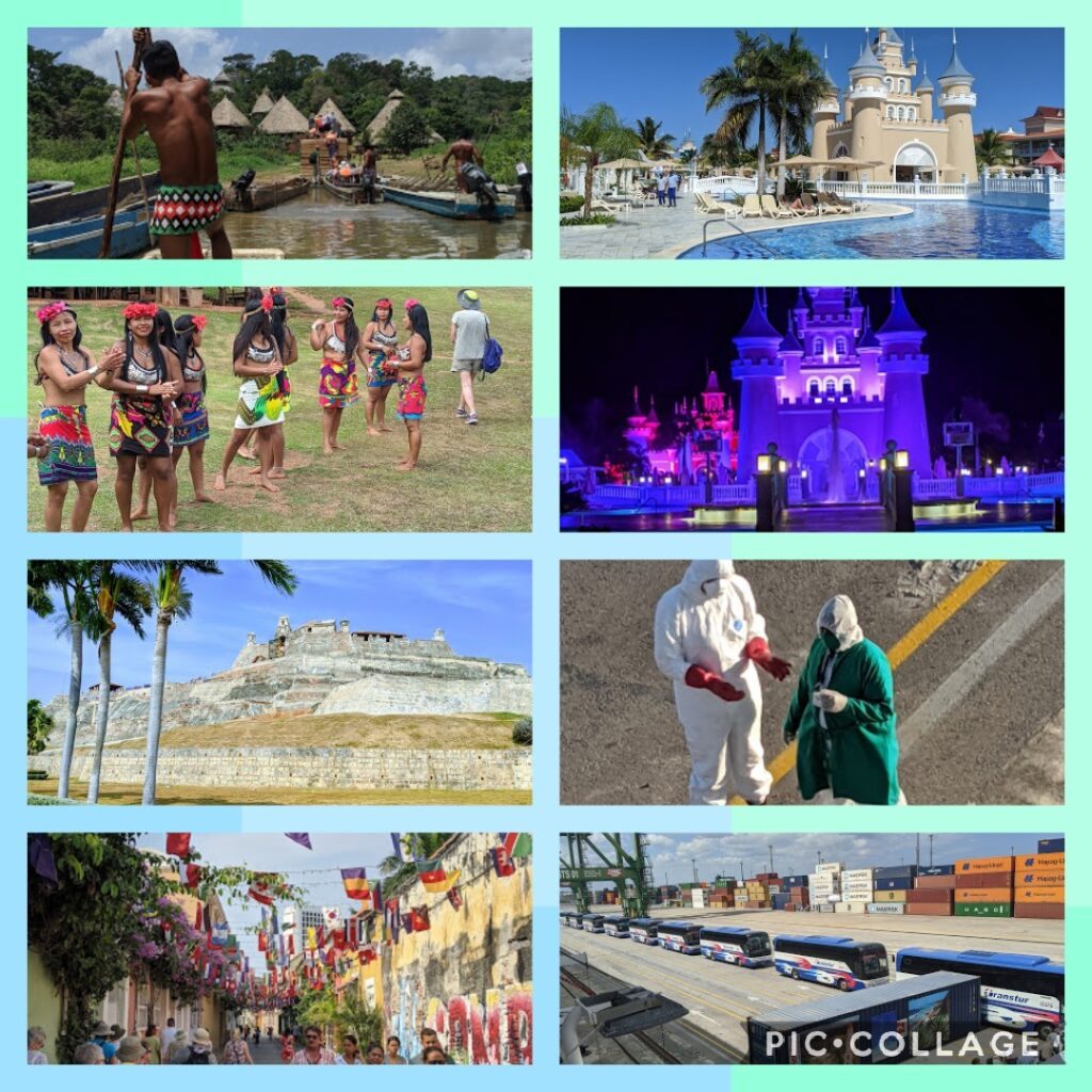 Collage Colombia and Cuba