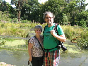 Shawn and Sheenagh at the Botanical Gardens