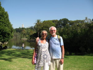 Lynda and Steve at the Botanical Gardens