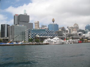 Sydney harbour, showing Circular Quay