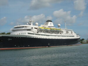 Our cruise ship - the "Azores"
