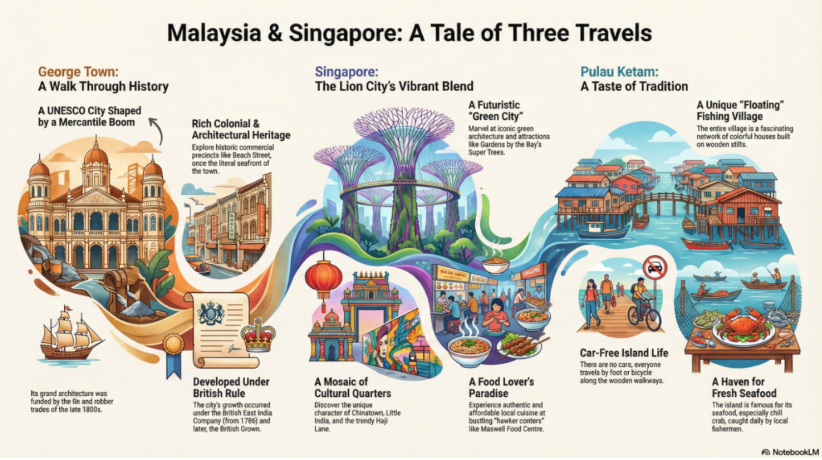 A Tale of Three Travels - Infographic