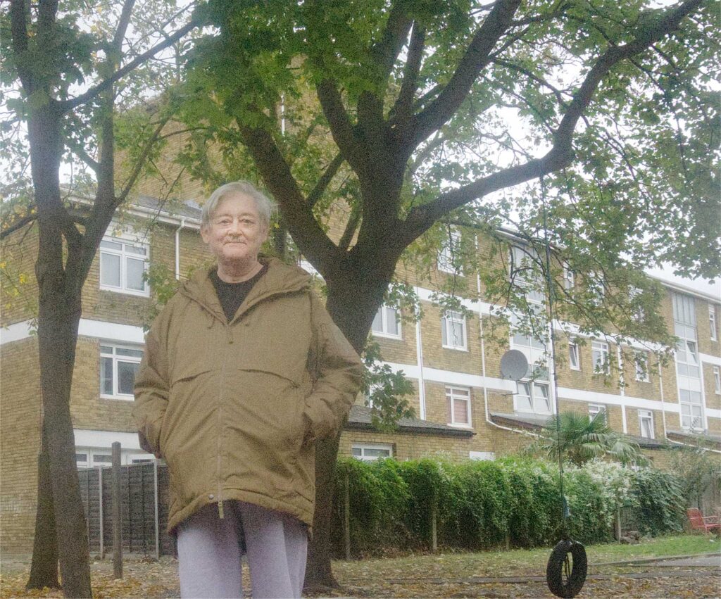 Conrad close to his home in Lambeth, London